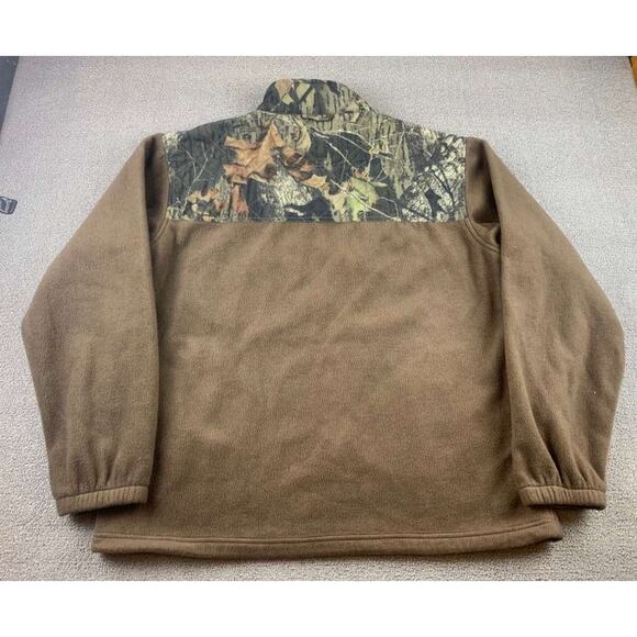 Sports Afield Jacket Camo Men's XL Full Zip Pockets Brown Woodland Hunting - Picture 2 of 8